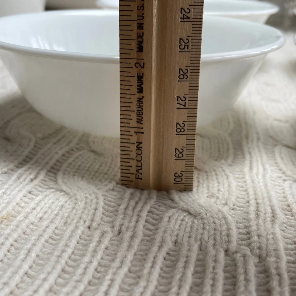 4 Corelle by Corning White Frost Cereal bowls microwave safe good condition. - Picture 5 of 8